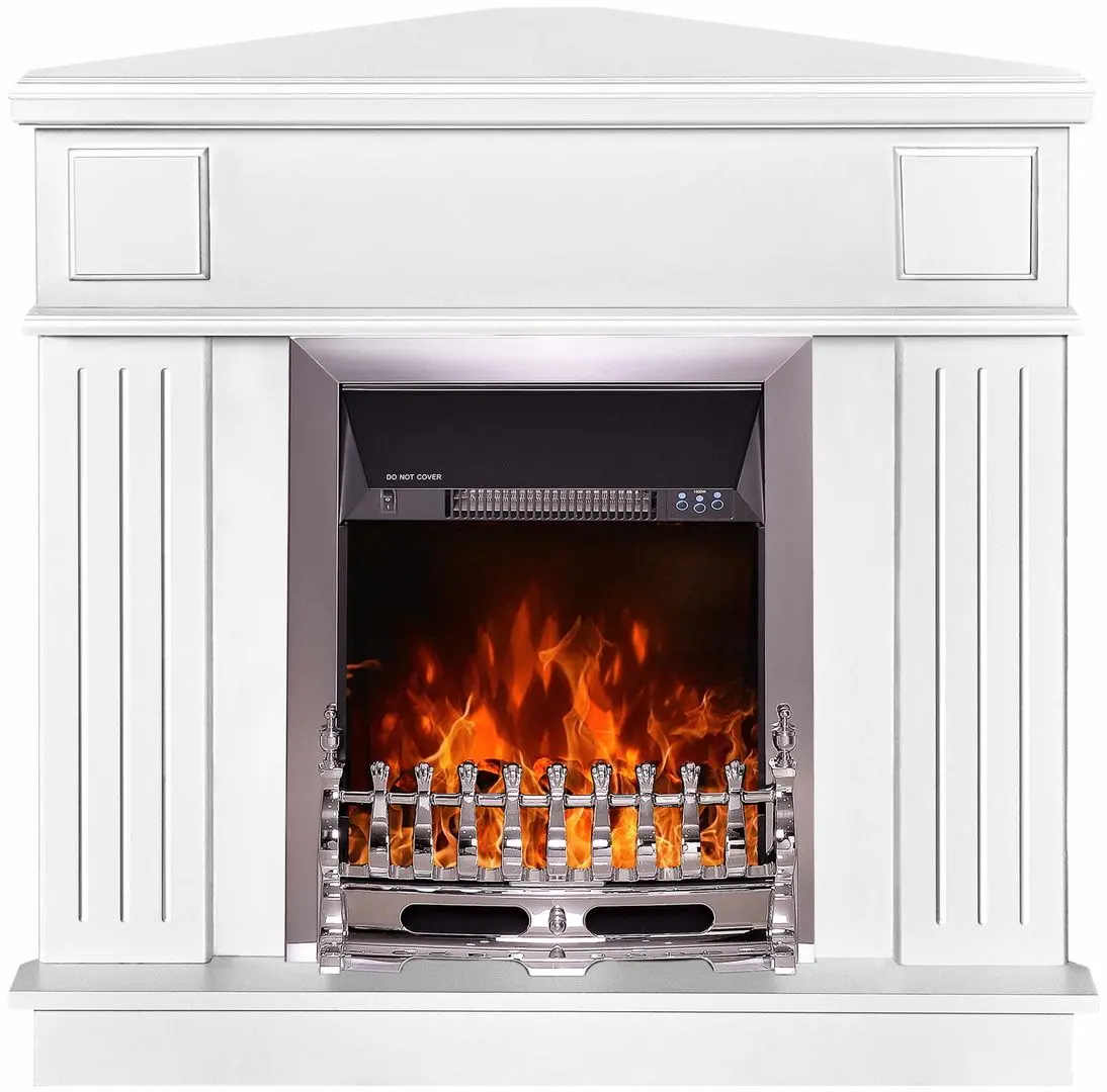 Semineu de colt Marina cu focar Galileo Silver (White)