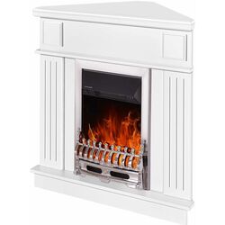 Semineu de colt Marina cu focar Galileo Silver (White)