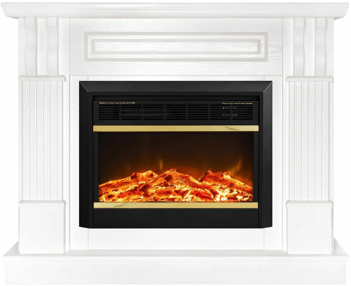 Semineu Verona Mini cu focar Mars (White)