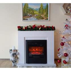 Semineu Art Flame Agnes & Cristina (White) Thumb