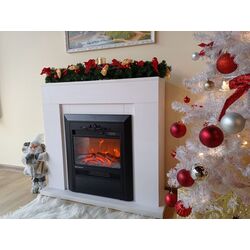 Semineu Art Flame Agnes & Cristina (White) Thumb