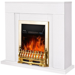 Semineu Art Flame Agnes & Galileo Gold (White)
