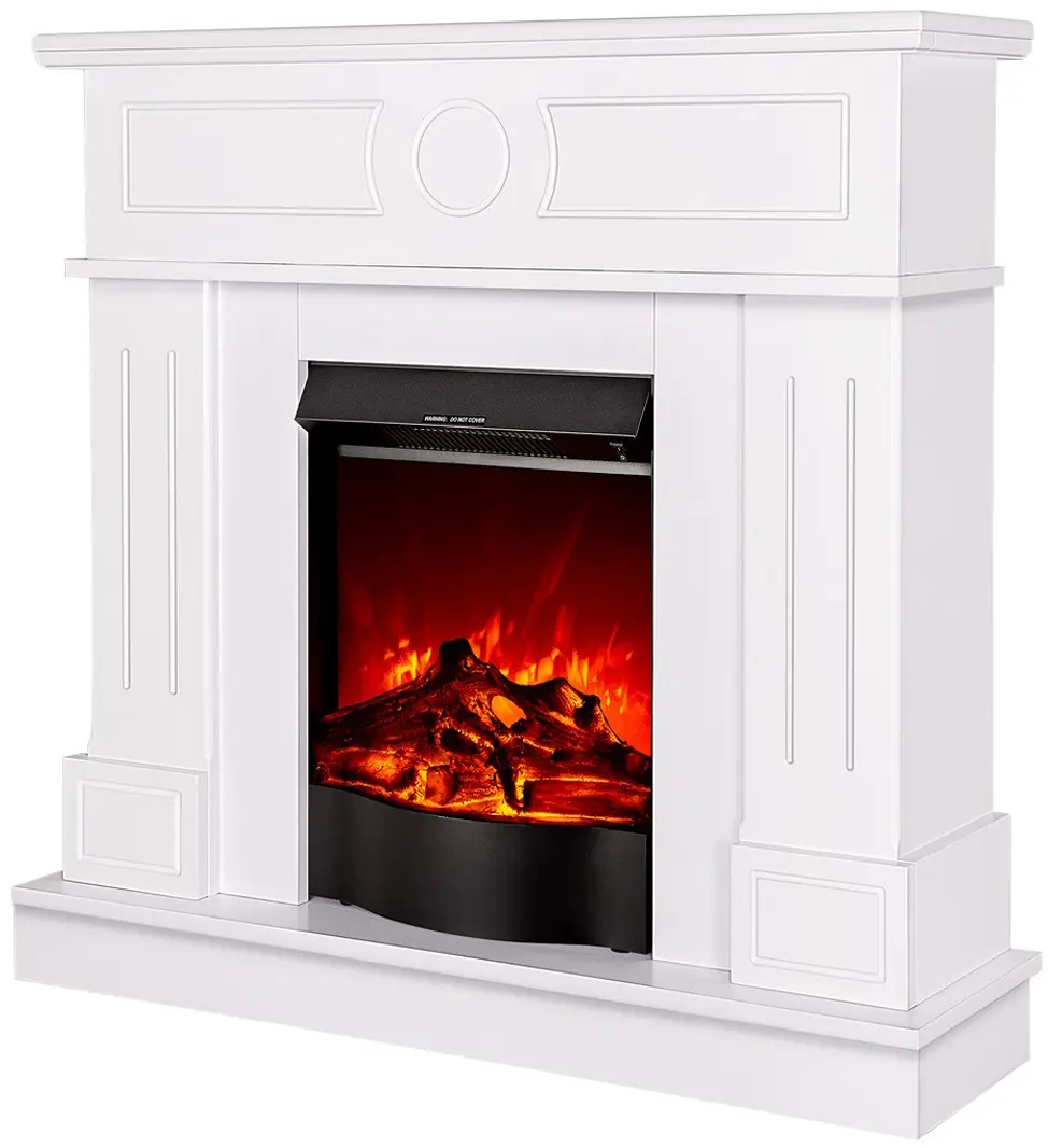 Каминокомплект Art Flame Ambasador & Corsica (White) - 2