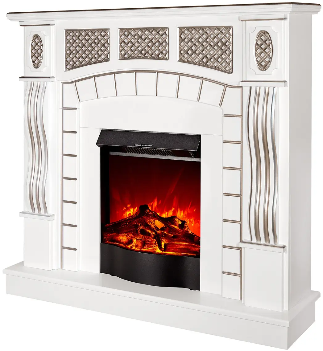 Каминокомплект Art Flame Amsterdam & Corsica (White) - 2