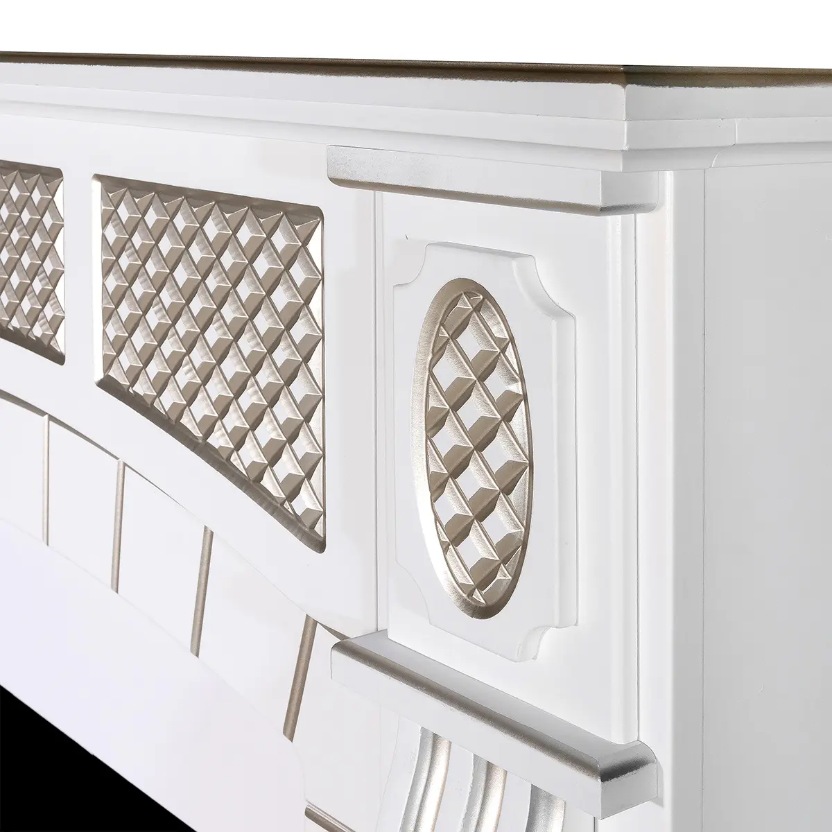 Semineu Art Flame Amsterdam & Cris (White) - 3