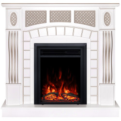 Semineu Art Flame Amsterdam & Cris (White)