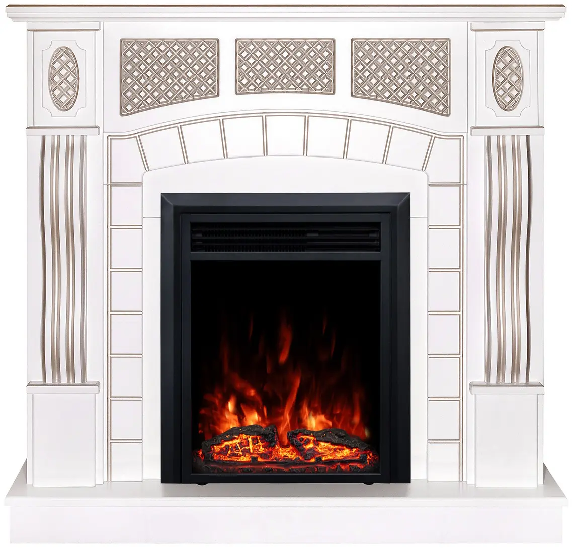 Semineu Art Flame Amsterdam & Cris (White)