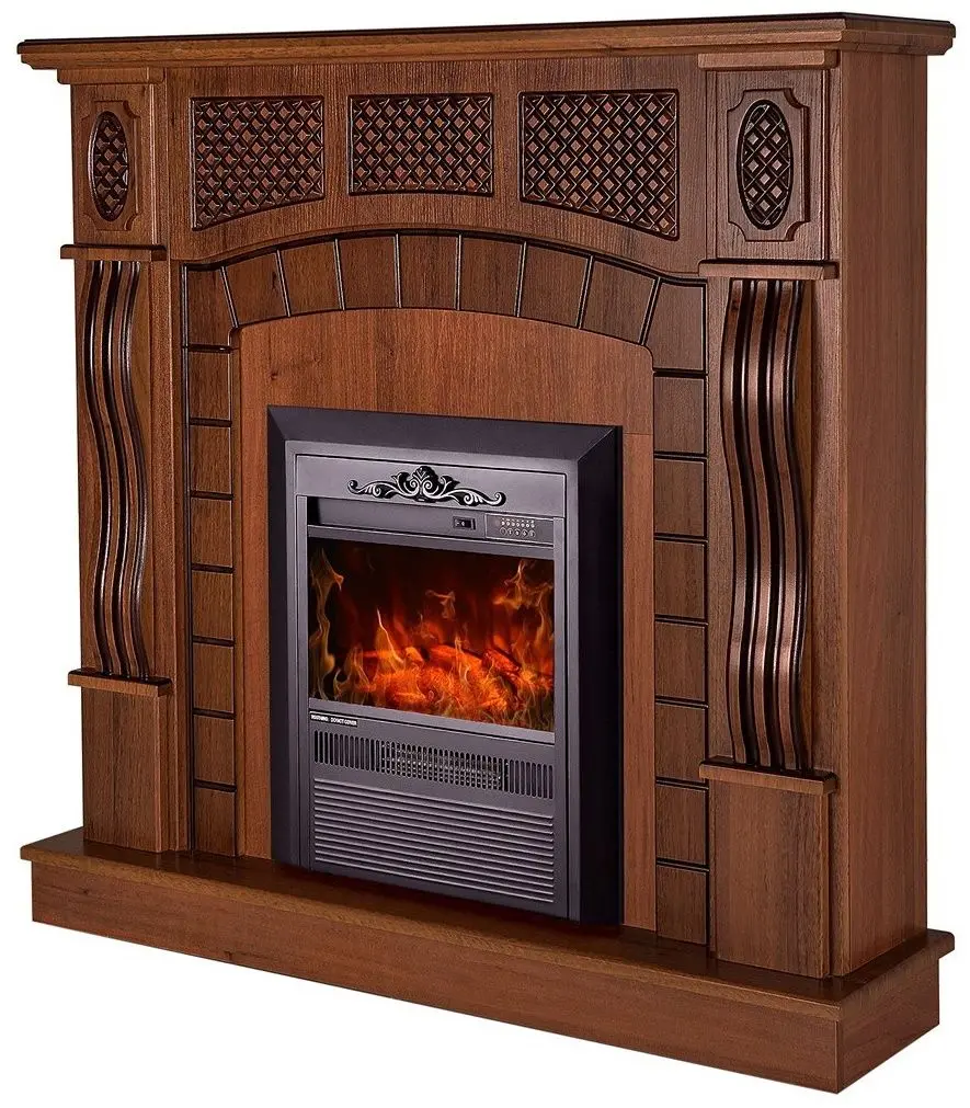 Semineu Art Flame Amsterdam & Cristina (Dark Walnut)