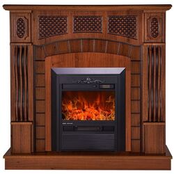 Semineu Art Flame Amsterdam & Cristina (Dark Walnut)