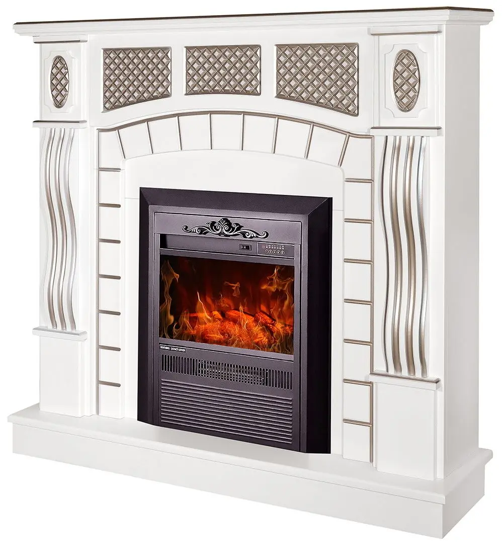 Semineu Art Flame Amsterdam & Cristina (White)