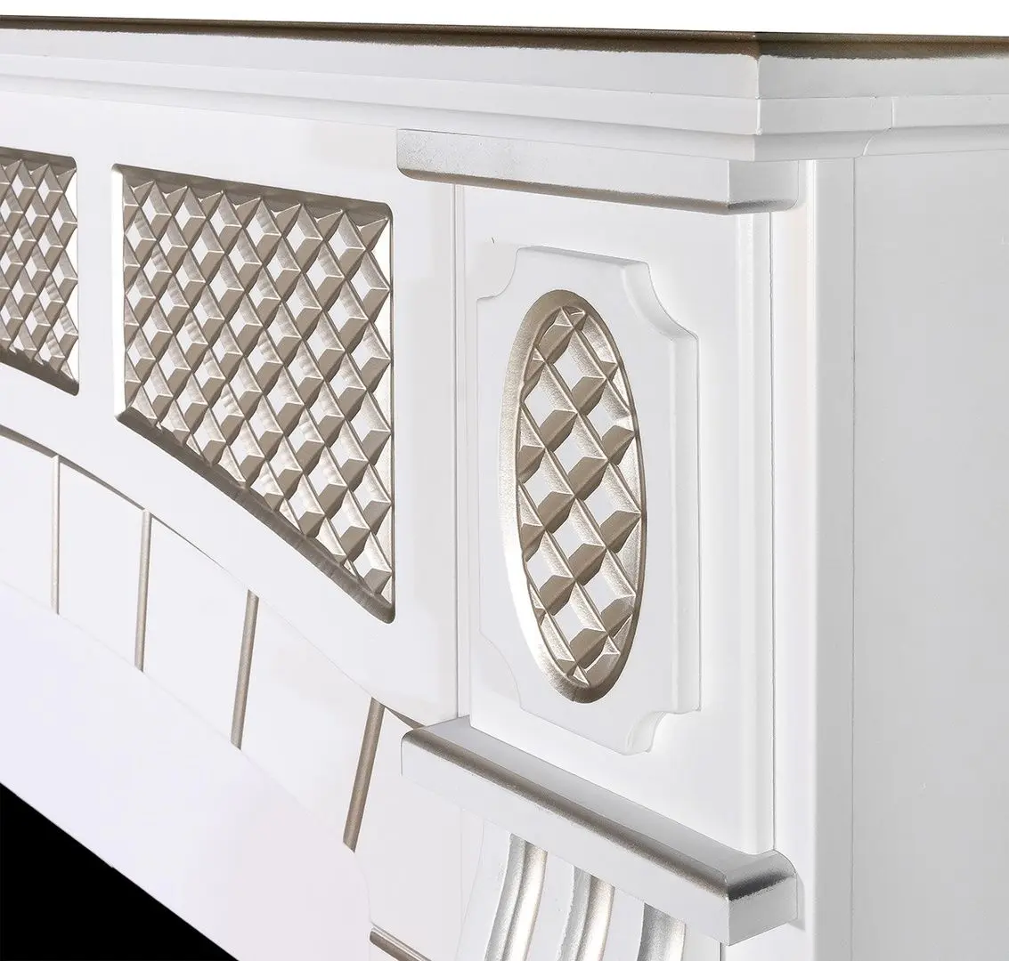 Semineu Art Flame Amsterdam & Cristina (White)