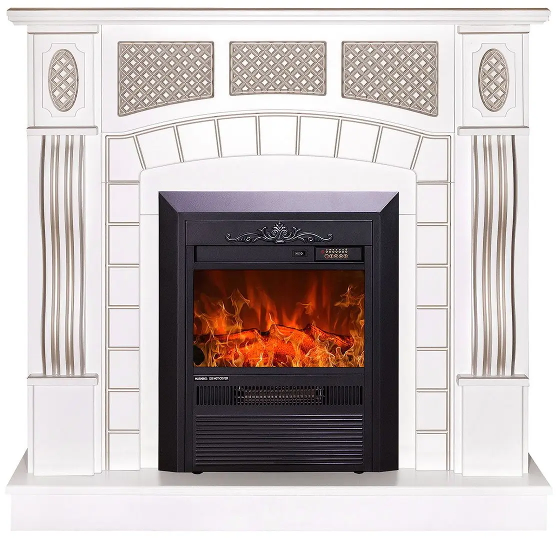 Semineu Art Flame Amsterdam & Cristina (White)