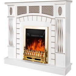 Semineu Art Flame Amsterdam & Galileo Gold (White) Thumb