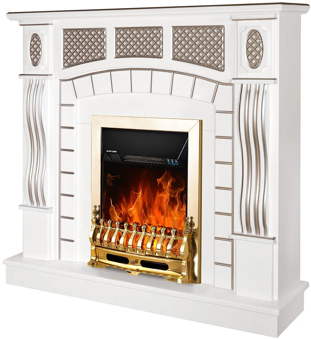 Semineu Art Flame Amsterdam & Galileo Gold (White) - 2