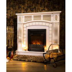 Semineu Art Flame Amsterdam & Galileo Gold (White) Thumb