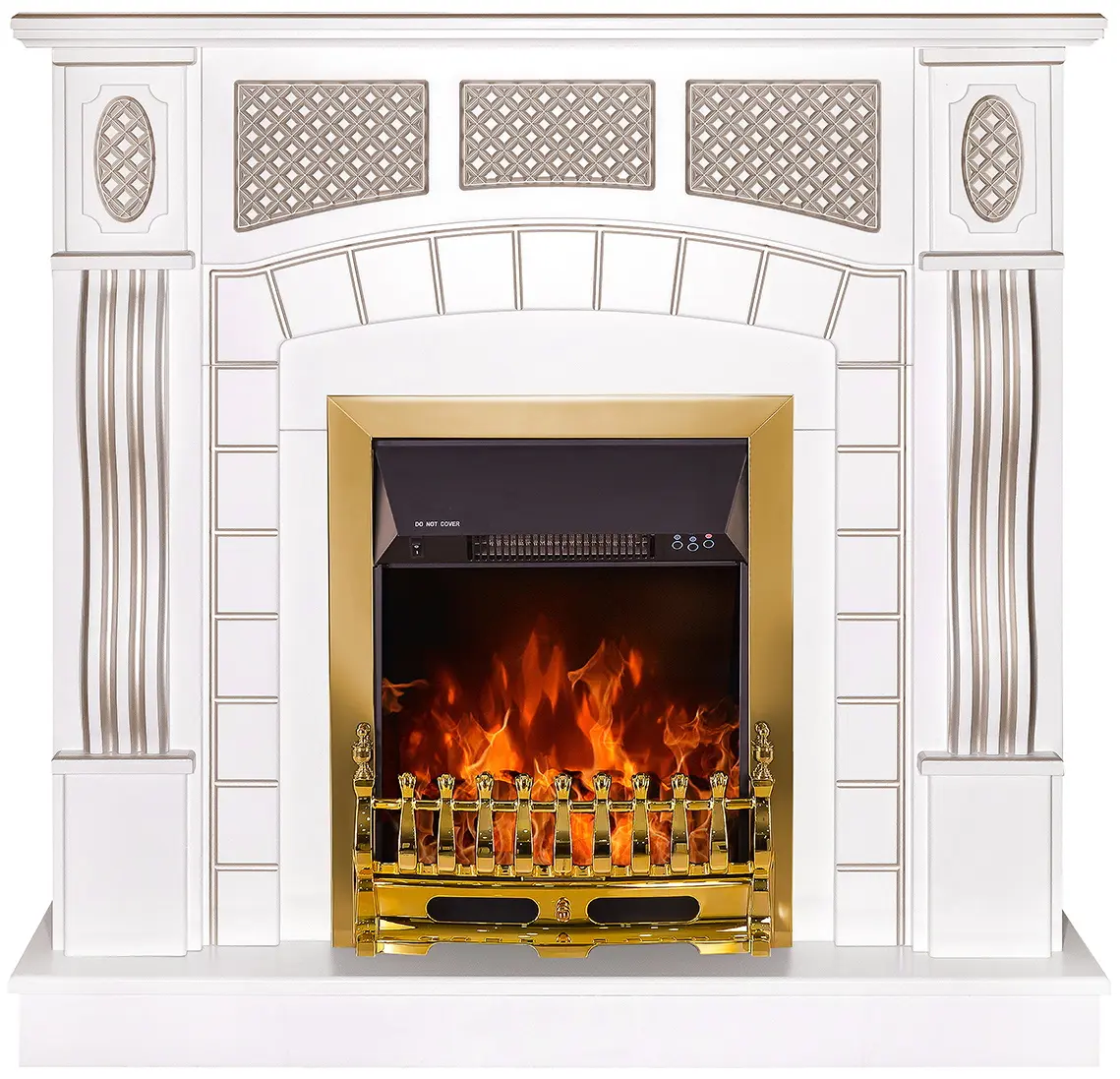 Semineu Art Flame Amsterdam & Galileo Gold (White)