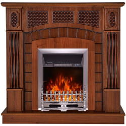Semineu Art Flame Amsterdam & Galileo Silver (Dark Nut)