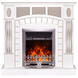 Semineu Art Flame Amsterdam & Galileo Silver (White)