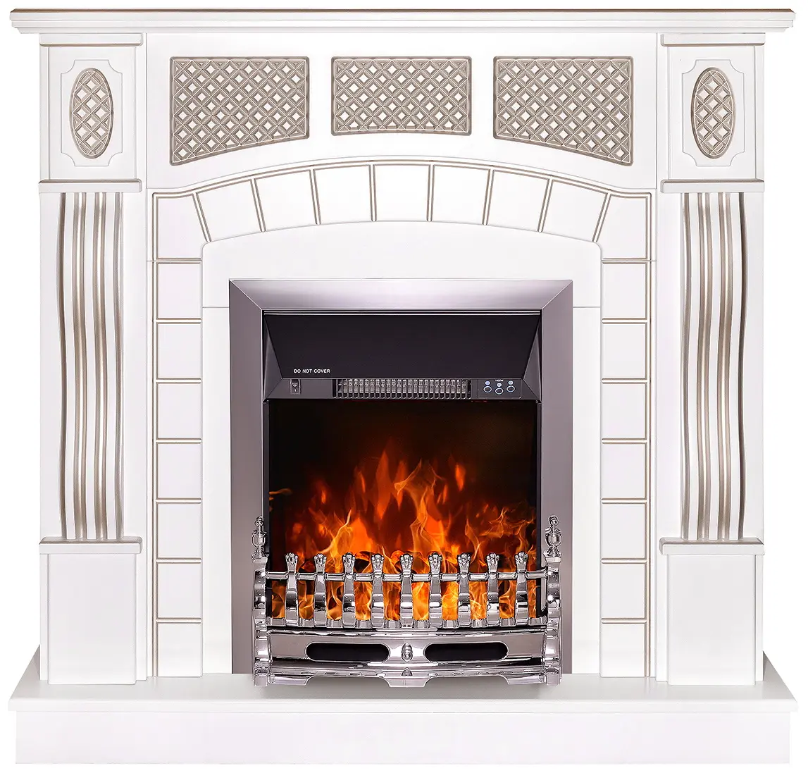 Semineu Art Flame Amsterdam & Galileo Silver (White)
