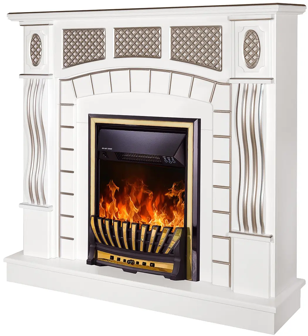 Semineu Art Flame Amsterdam & Meridian (White) - 2