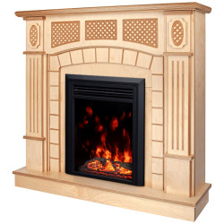 Каминокомплект Art Flame Amsterdam wood & Cris (Beige) Thumb