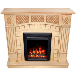 Каминокомплект Art Flame Amsterdam wood & Cris (Beige) Thumb