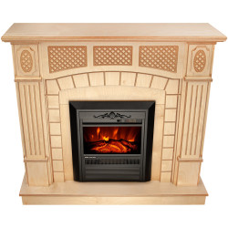 Semineu Art Flame Amsterdam wood & Cristina (Beige) Thumb