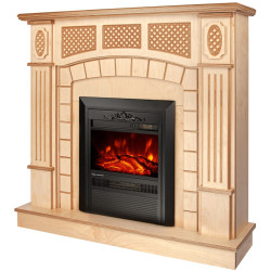 Semineu Art Flame Amsterdam wood & Cristina (Beige) Thumb