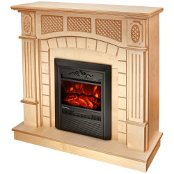 Semineu Art Flame Amsterdam wood & Cristina (Beige) Thumb