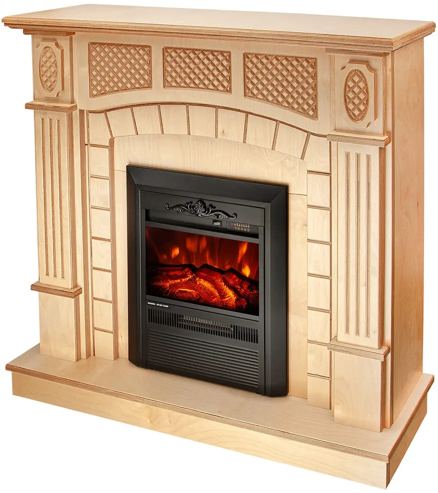 Semineu Art Flame Amsterdam wood & Cristina (Beige) - 4