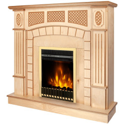 Semineu Art Flame Amsterdam wood & Gala Gold (Beige) Thumb