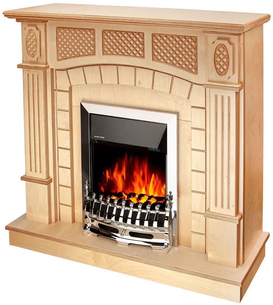 Semineu Art Flame Amsterdam wood & Galileo Silver (Beige) - 3