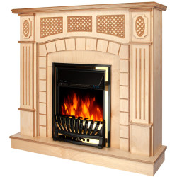 Каминокомплект Art Flame Amsterdam wood & Meridian (Beige) Thumb