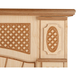 Каминокомплект Art Flame Amsterdam wood & Meridian (Beige) Thumb