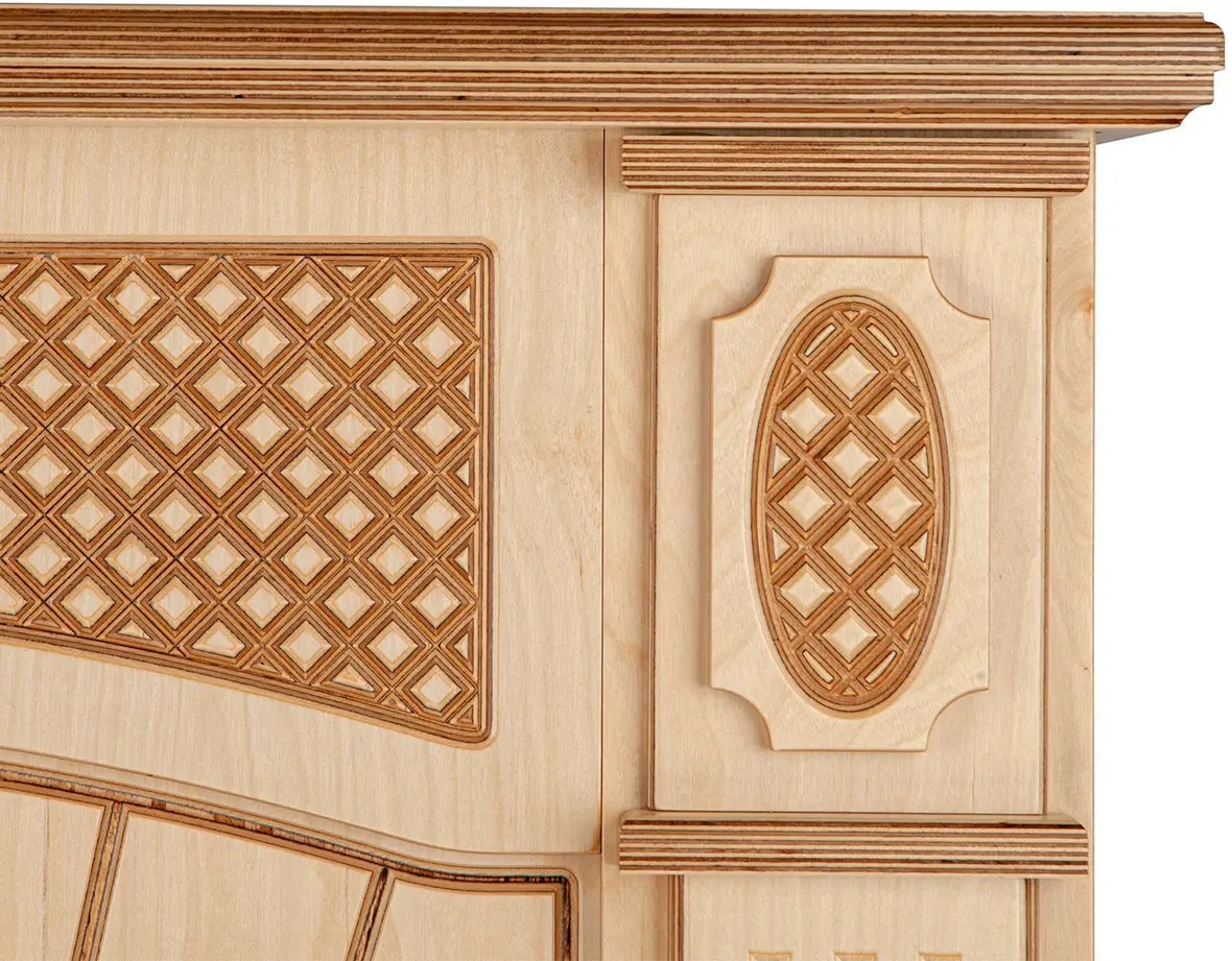 Каминокомплект Art Flame Amsterdam wood & Meridian (Beige) - 4