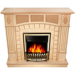 Каминокомплект Art Flame Amsterdam wood & Meridian (Beige) Thumb