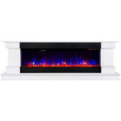 Semineu Art Flame Arizona & Dalas maxi (White) Thumb