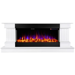 Semineu Art Flame Arizona mini & Dalas (White) Thumb