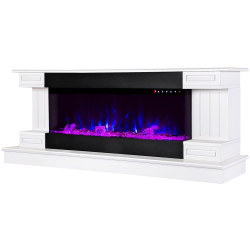 Semineu Art Flame Arizona mini & Dalas (White) Thumb