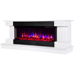Semineu Art Flame Arizona mini & Dalas (White) Thumb
