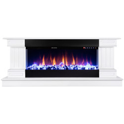 Semineu Art Flame Arizona mini & Dalas (White) Thumb