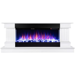 Semineu Art Flame Arizona mini & Dalas (White) Thumb
