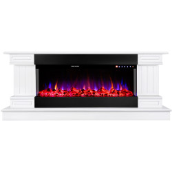 Semineu Art Flame Arizona mini & Dalas (White) Thumb