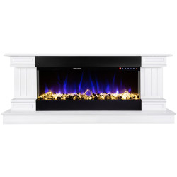 Semineu Art Flame Arizona mini & Dalas (White) Thumb
