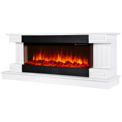 Semineu Art Flame Arizona mini & Dalas (White) Thumb