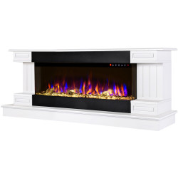 Semineu Art Flame Arizona mini & Dalas (White) Thumb
