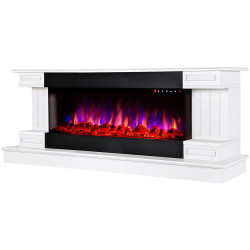 Semineu Art Flame Arizona mini & Dalas (White) Thumb