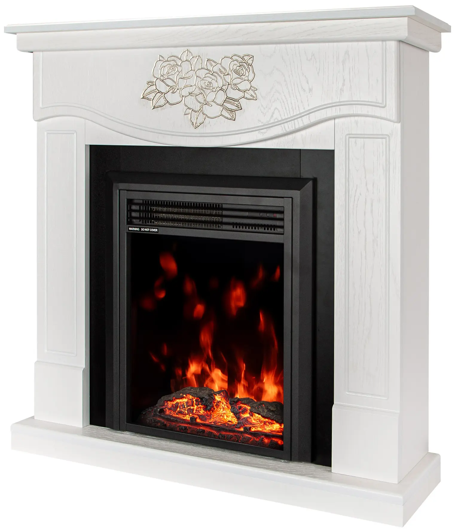 Semineu Art Flame Auren & Cris (White) - 2
