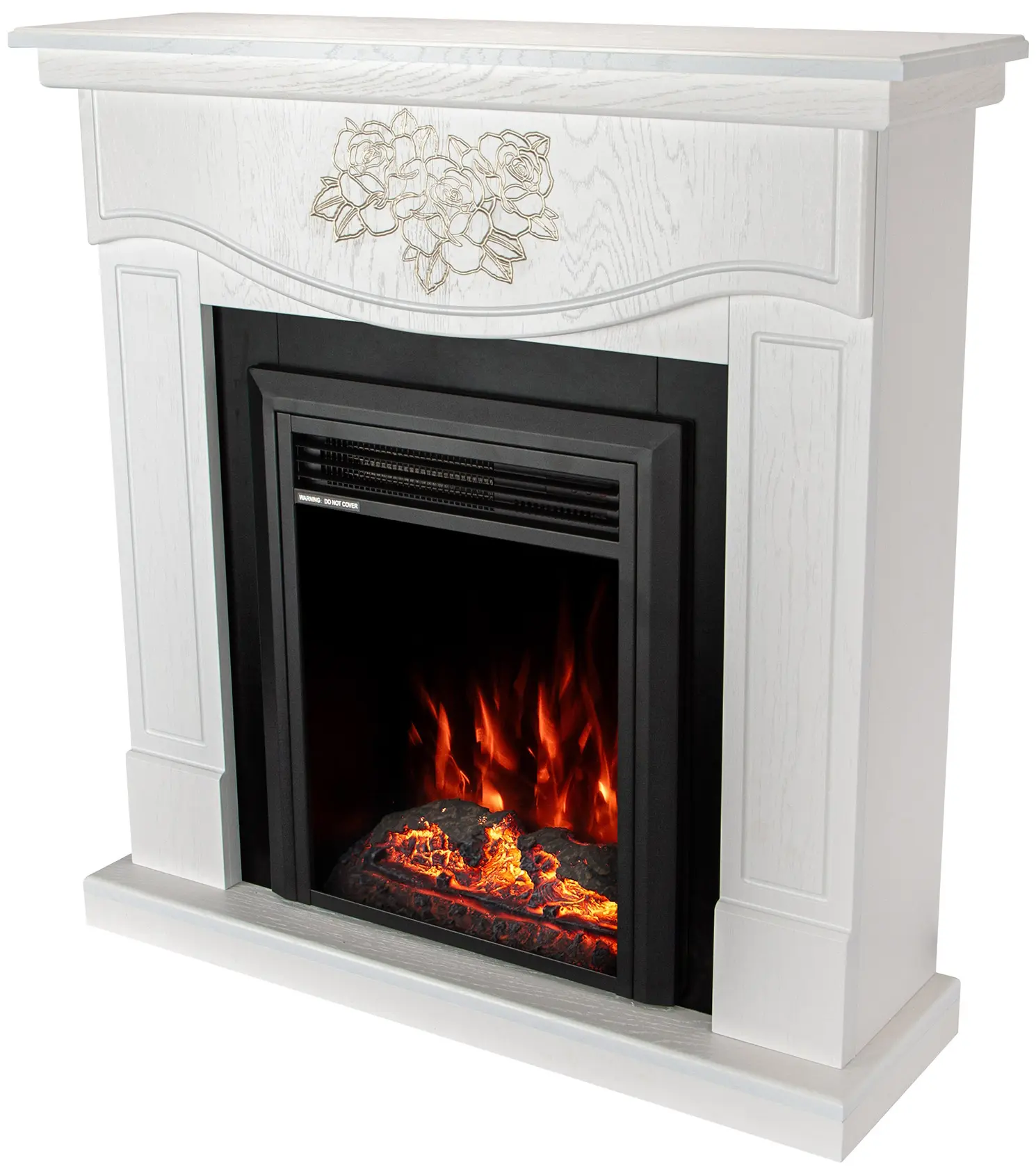 Semineu Art Flame Auren & Cris (White) - 3