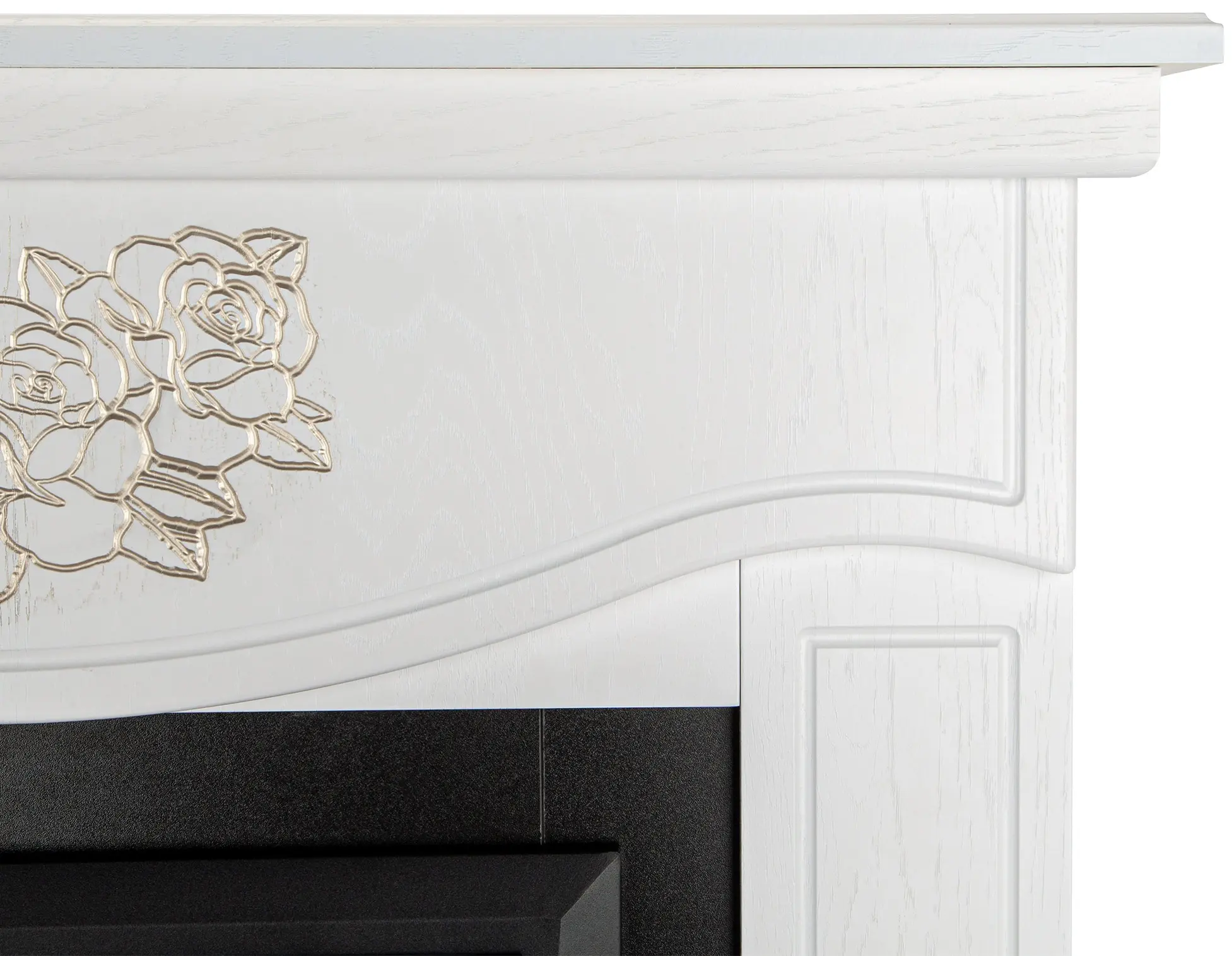 Semineu Art Flame Auren & Cris (White) - 4